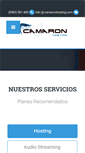 Mobile Screenshot of camaronhosting.com